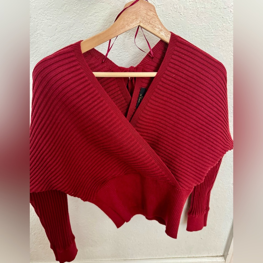 Red sweater